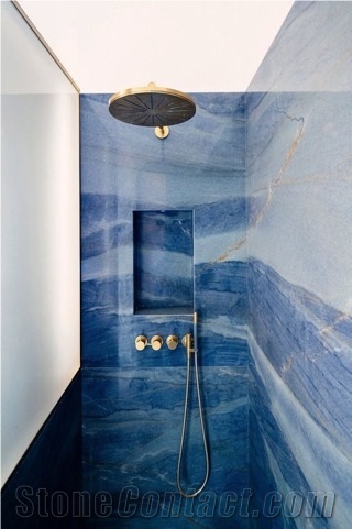 Special Azul Macaubas Quartzite for Bathroom