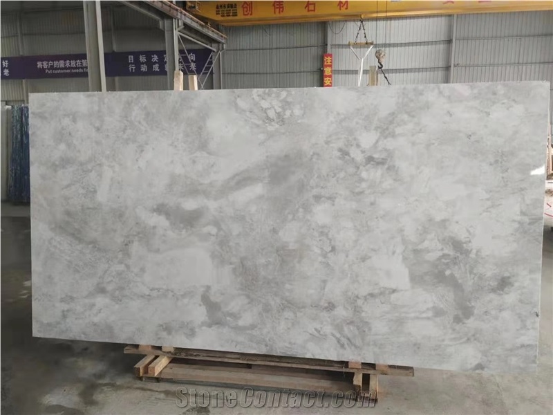 Turkey Ya Platinum Grey Marble Slabs for Project