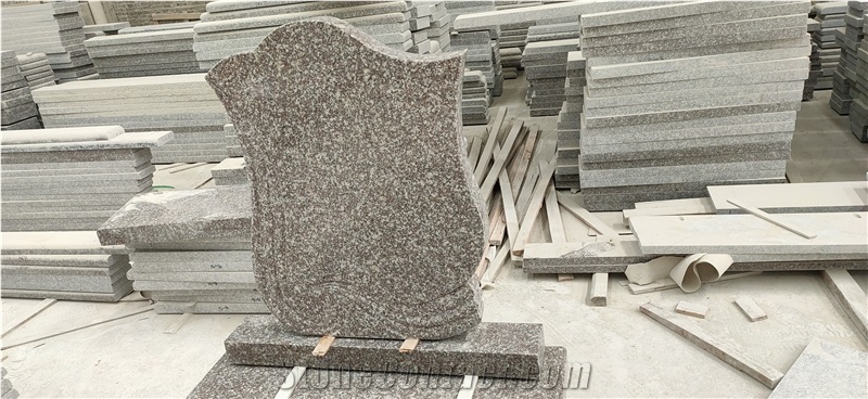 Western Style G664 Granite Tombstone Headstone