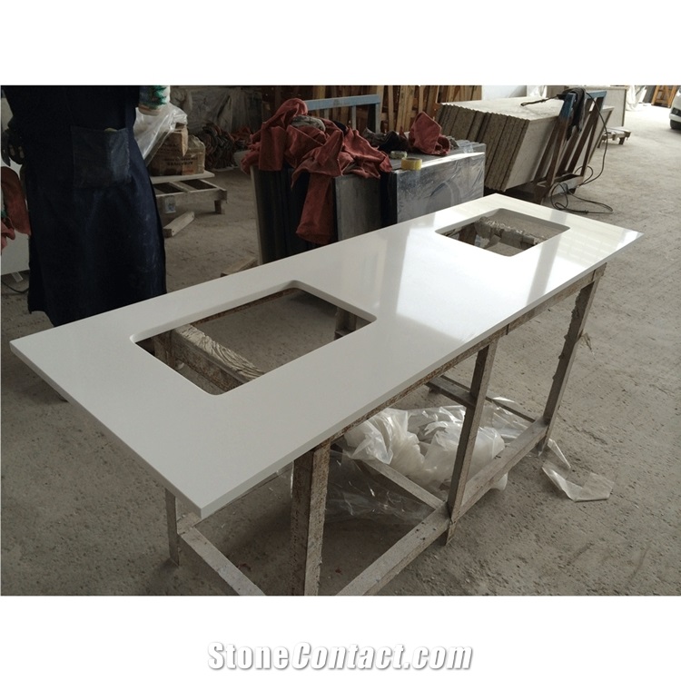 White Quartz Stone Countertop with Perfect Price