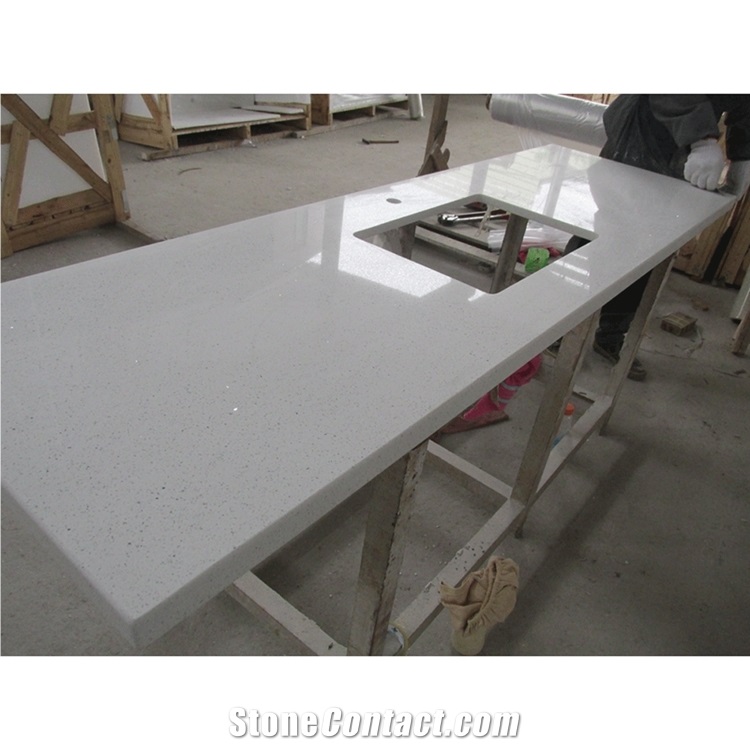 White Quartz Stone Countertop with Perfect Price