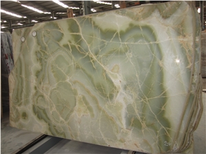 Kerman Green Onyx Slab