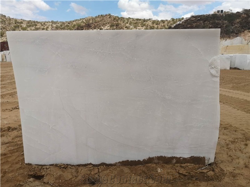 Namibia White Marble Slabs- Bianco Rhino Marble Slabs - Quarry Owner