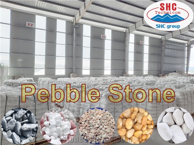 Yellow Marble Pebble Stone