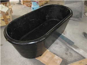 Negro Marquina Black Marble Bathtubs