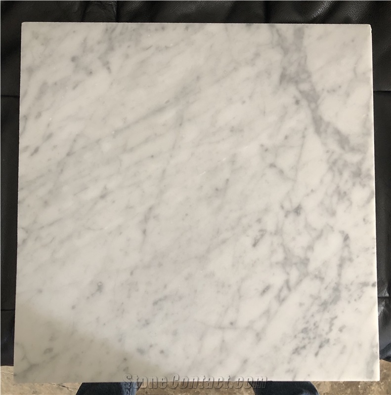 White Carrara Polished Extra Quality Tiles 61x30,5x1