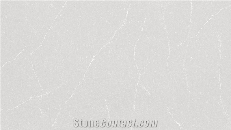 Calacatta Silver Quartz Stone Slab