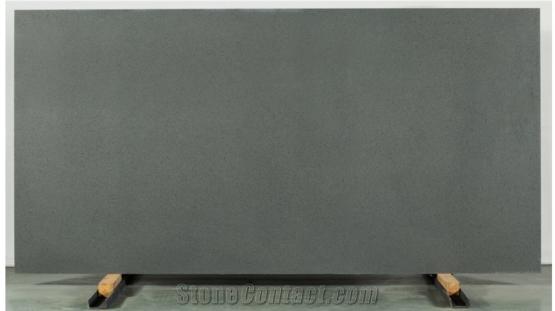Slate Grey Monochrome Quartz Slabs