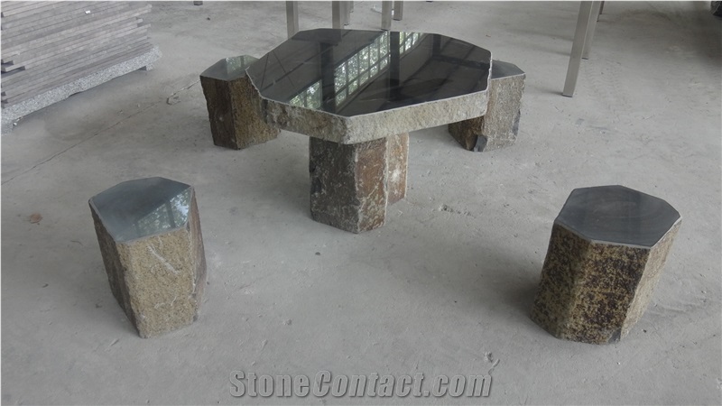 Natural Stone Patio Outdoor Tables