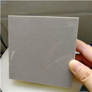 Grey Crystal Engineered Stone Slab for Vanity Top