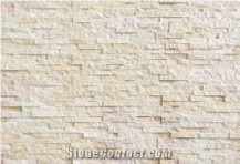 Beige Sandstone Wall Cladding Panel Stone Veneer