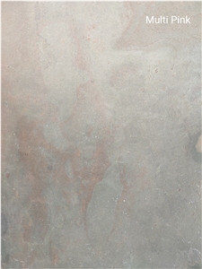 Multi Pink Slate Flexible Thin Stone Veneer Sheet