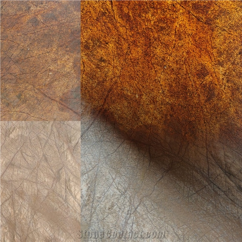 Rain Forest Brown Marbletranslucent Veneer Sheet