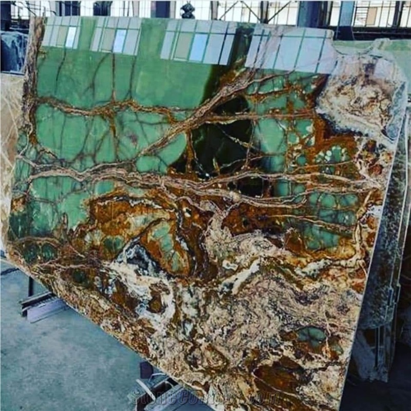 Green Forest Onyx Slabs