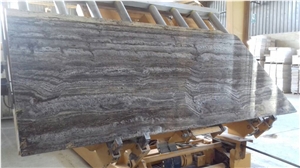 Silver Travertine Slabs