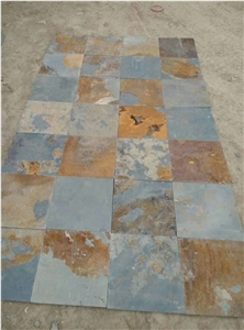 Multicolor Slate Floor Tiles