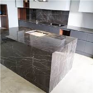 Damasta Grey Marble Kitchen Countertops
