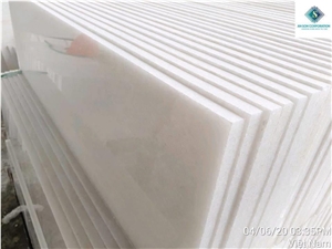 Polished White Marble for Stairs, Risers,Steps