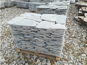 Antica Grey Gneiss Flagstone Pavers and Flagstone Wall Tiles