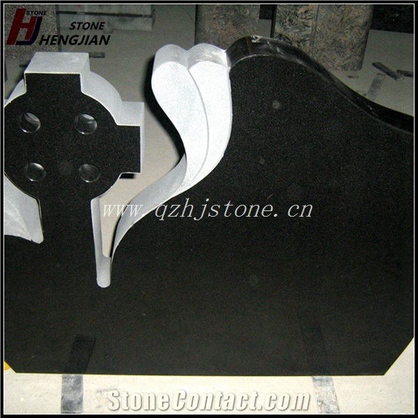 Granite Shanxi Cross Tombstone Wholesale Price