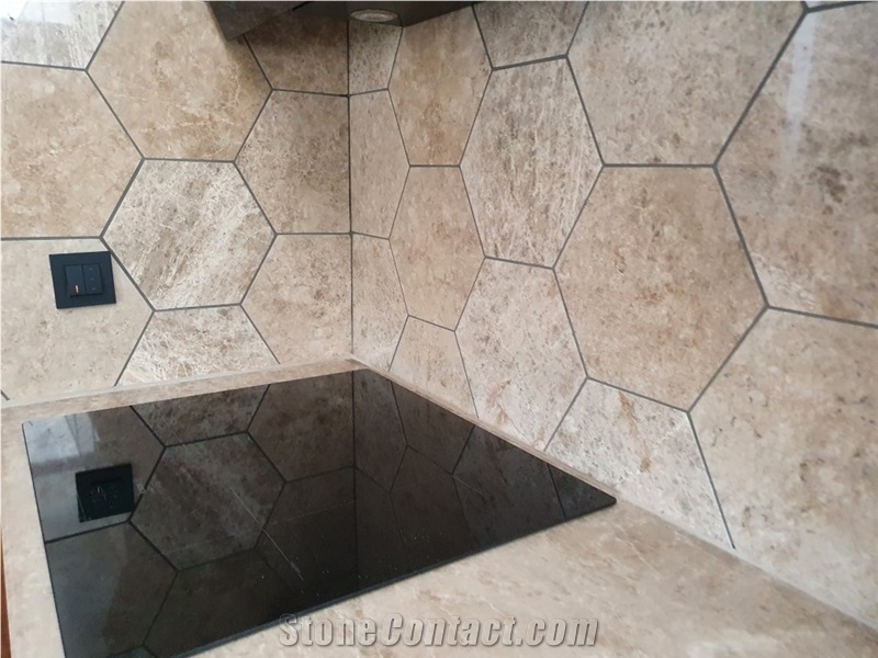 Rujan Marble Kitchen Backsplash Mosaic