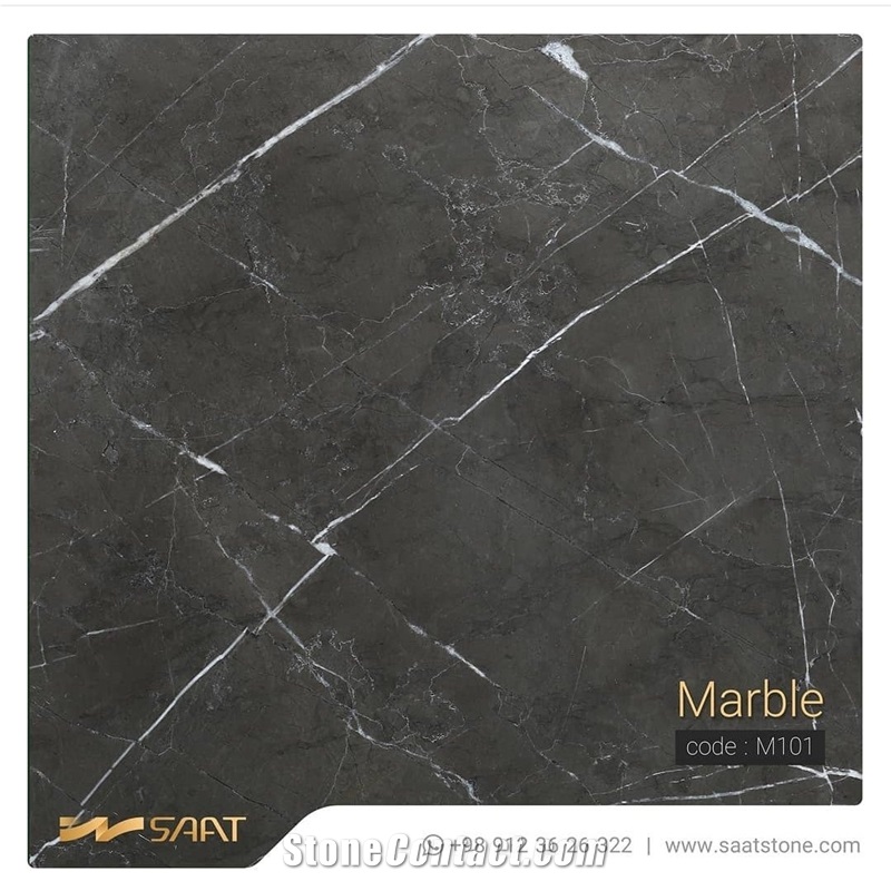 Marble M105 Pietra Gray Marble Tiles, Slabs
