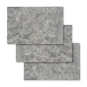 Luxe Silver Travertine Tumbled in Stock Tumbled