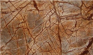 Rainforest Brown Marble Slabs, India Brown Marble
