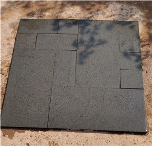 Black Basalt in Matt Finish Floor Pattern
