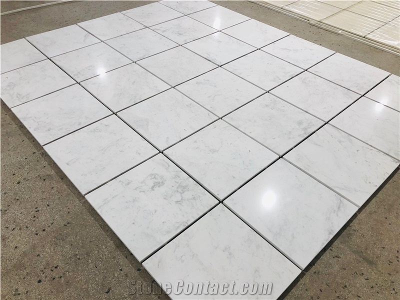 Danae Bianco Gala Marble Tiles, Slabs
