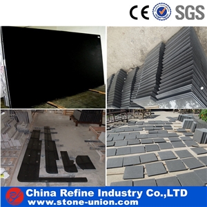 Shanxi Black Granite Slabs & Tiles, Black Granite