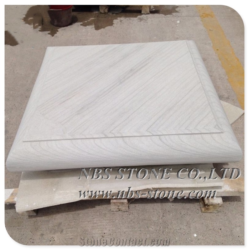 Manufacture Chinese White Sandstone Blocks Paving