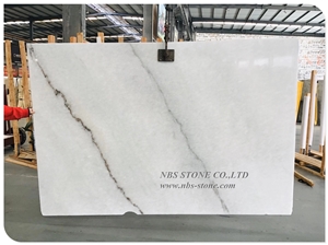 New Pattern White Marble Book Match Slab Walling