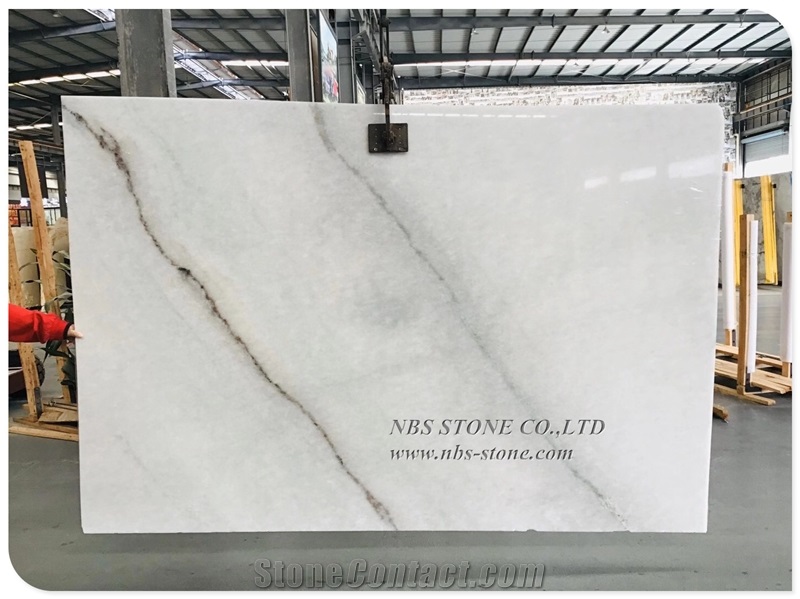 New Pattern White Marble Book Match Slab Walling