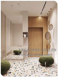 Terrazzo Stone Tiles for Paving Floors Terrazzo