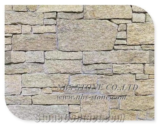 Yellow Color Wall Stone Panel,Concrete Ledge