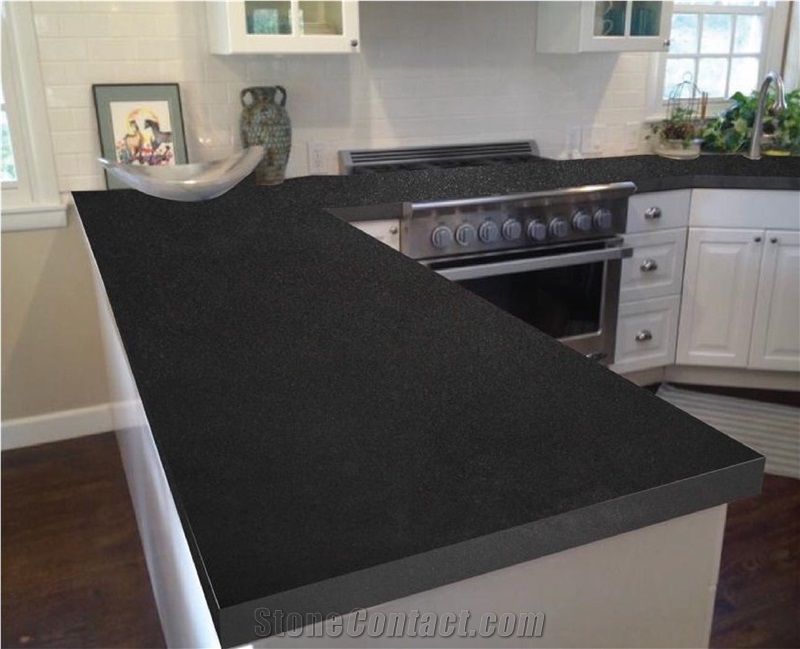 Absolute Black Granite Kitchen Tops Design