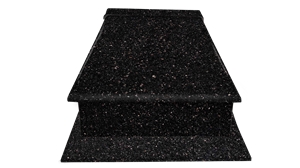 Black Galaxy Granite Tombstone Design