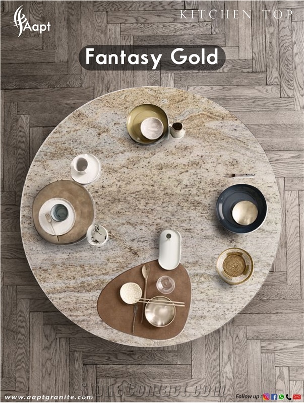 Fantasy Gold Granite Kitchentops
