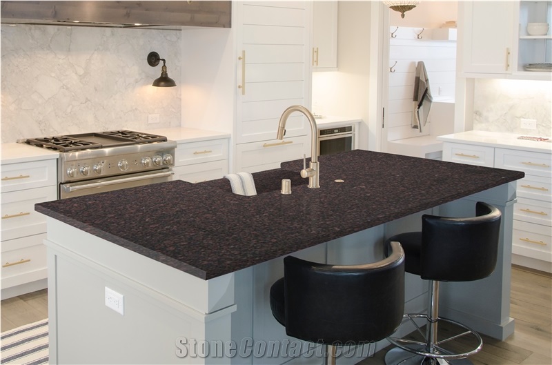Tan Brown Granite Kitchen Tops Design