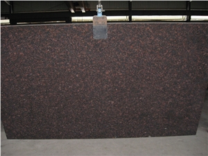 Tan Brown Granite Tombstone Design