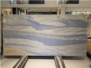 Azul Macaubas Quartzite Slab,Brazil Blue Wall Tile