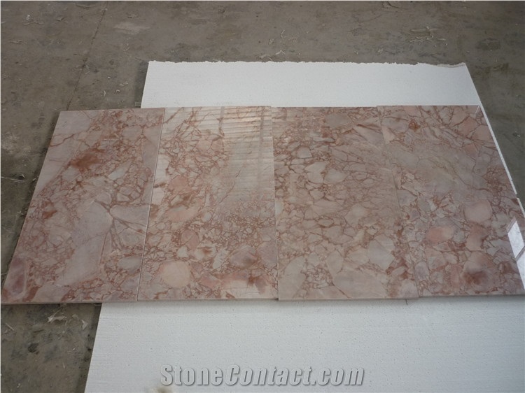 China Rose Sunset Pink Marble Wall Floor Tile
