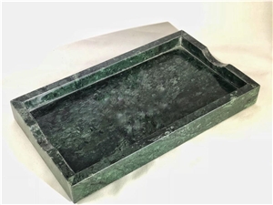 Emerald Green Marble Hotel Towel Tray Decoration