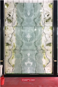 Fairy Verderra Marble Slab,Wizard Green Marble Wall Tile