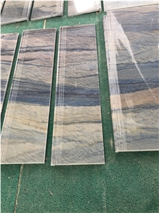 Blue Macaubas Quartzite Slab Tiles