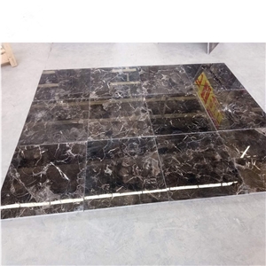 China Dark Emperador Brown Marble Slab Floor Tile