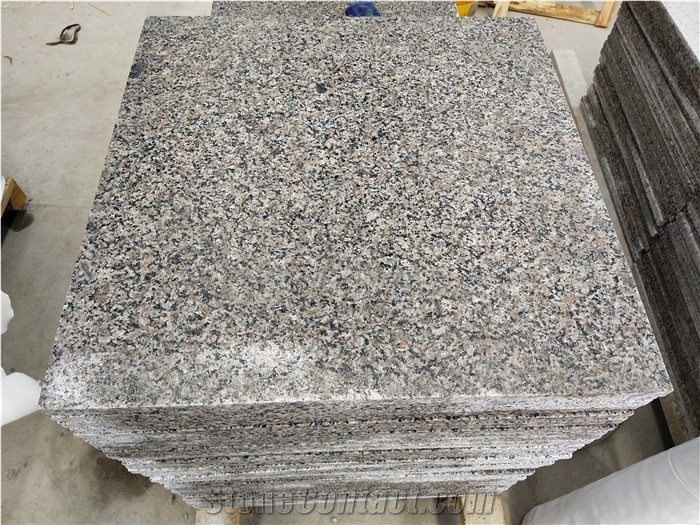China New G664 Flamed Granite Slab Tiles