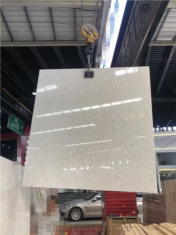 Crystal White Marble Slab Floor Wall Tile