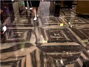 Elegant Brown Quartzite Floor Wall Slab Tiles